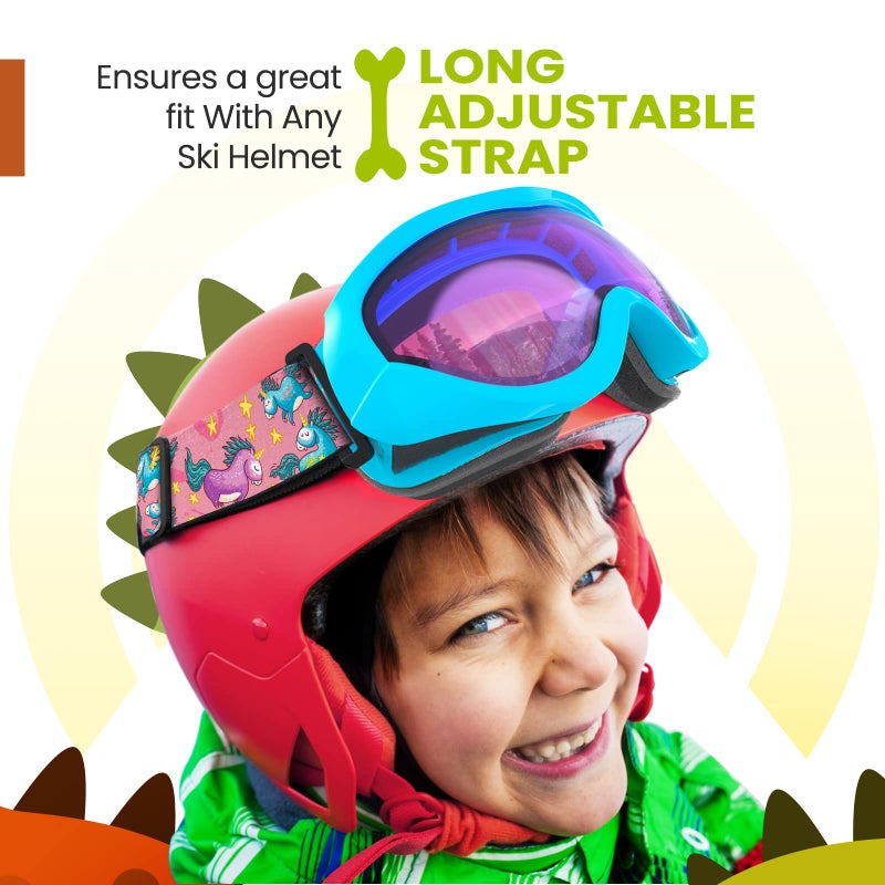 OutdoorMaster Kids Ski Goggles, Snow Goggles for Boys & Girls with 100% UV Protection - VLT 46.1% - Image 2